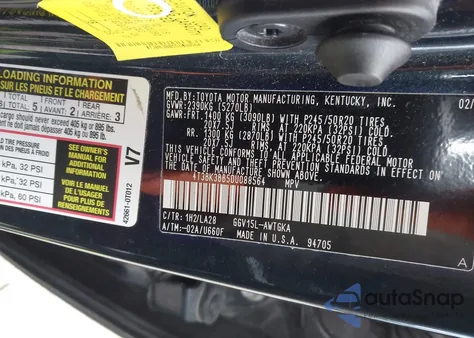 2013 Toyota Venza Limited V6 z USA, uszkodzony, nr VIN 4T3BK3BB5DU088564